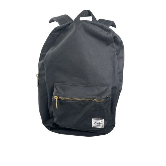 Herschel Settlement Unisex Black Travel School Zipper Pocket Adjustable Backpack main image 7